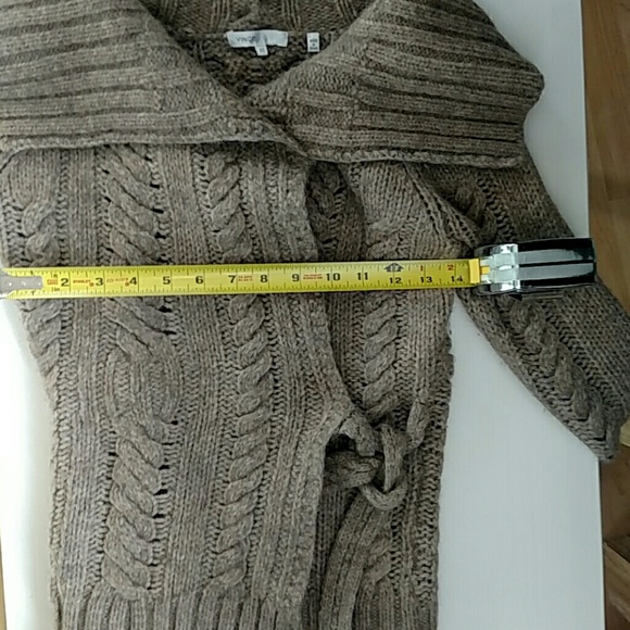 Vince wool blend wrap cardigan - Picture 6 of 7